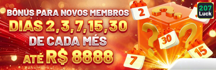 207luck — card com CTA e reforço de bônus, com composição limpa, pensado para reforçar a presença da marca no fluxo.